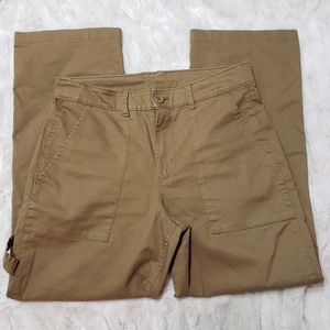 Wide leg high waisted pants